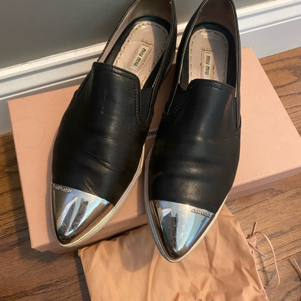 Miu Miu slip on sneakers